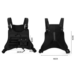 Tactical Men Vest Bag Waist Packs High Quality Men Chest Bag Hiking Backpack Fashion Trend Men Sling Shoulder Bag Fishing Tools