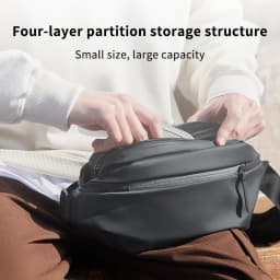 Xiaomi Mijia Chest Bag Multifunctional Leisure Portable Shoulder Bag Diagonal Bag Practical Multi-Zone Sports Purse
