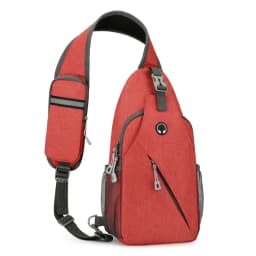 New casual chest bag men's mobile phone crossbody bag multifunctional lightweight outdoor sports shoulder bag