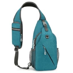 New casual chest bag men's mobile phone crossbody bag multifunctional lightweight outdoor sports shoulder bag