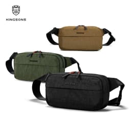 Kingsons Urban Ride Lite Sling Men Women Chest Bag Small Crossbody Bag 420D Nylon Waterproof Minimalist Travel Light 2025 New