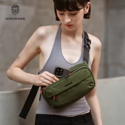 Kingsons Urban Ride Lite Sling Men Women Chest Bag Small Crossbody Bag 420D Nylon Waterproof Minimalist Travel Light 2025 New