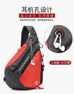 Fashion Ladies Shoulder Bag Couple Messenger Outdoor Waterproof Chest Bags Travel Sling Sport Bottle Bagpack Multifunctional Men