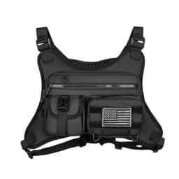 Front Sports Chest Bag With Adjustable Straps Vest bag Shoulder Backpack Large Capacity Outdoor Cycling Climbing bags Women Men