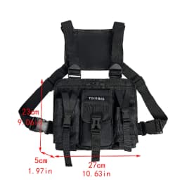 CCRXRQ Hip-hop Streetwear Men Chest Bags 2026 New Fashion Unisex Tactical Vest Backpacks Multi-function Sport Travel Chest Pack