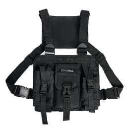 CCRXRQ Hip-hop Streetwear Men Chest Bags 2026 New Fashion Unisex Tactical Vest Backpacks Multi-function Sport Travel Chest Pack