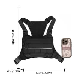 CCRXRQ Hip-hop Streetwear Men Chest Bags 2026 New Fashion Unisex Tactical Vest Backpacks Multi-function Sport Travel Chest Pack