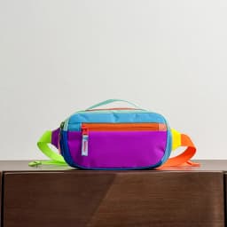 Fashionable Outdoor Climbing Couple's Crossbody Bag Dyed Nylon Soft Zipper Closure Leisure Casual Style Small Size Backpack