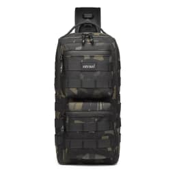 Ozuko Tactical Chest Bag Outdoor Sports Men's Oblique Straddle Shoulder Bag Waterproof Men's One Shoulder Crossbody Flex Bag