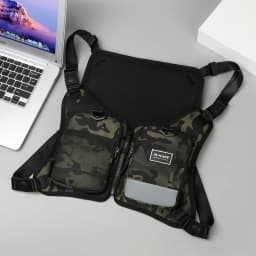 Fashion Trends Men's Tactical Chest Pack Vest Bag High Quality Men's Backpack Shoulder Bag Stylish Elegant Invisible Men Bag Sac