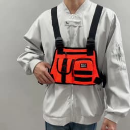 Men's Tactical Waist Pack Vest Bag Light Nylon Fabric Men's Backpack Shoulder Bag Fashion Casual Design Men Bag Chest Pack Bolsa