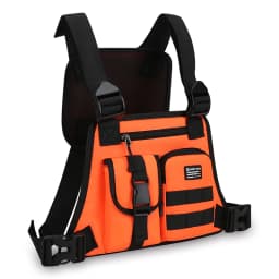 Men's Tactical Waist Pack Vest Bag Light Nylon Fabric Men's Backpack Shoulder Bag Fashion Casual Design Men Bag Chest Pack Bolsa