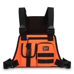 Men's Tactical Waist Pack Vest Bag Light Nylon Fabric Men's Backpack Shoulder Bag Fashion Casual Design Men Bag Chest Pack Bolsa