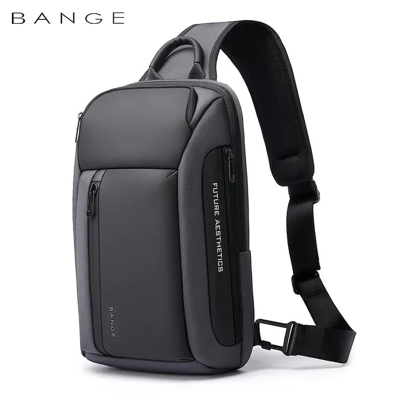 BANGE Chest Bag Six Trend Colors Chest Oxford Trendy Waterproof Fashion Items, Large Capacity Memory for Both Men and Women