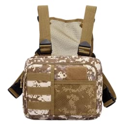 Tactics Vest Bag Streetwear Chest Bag Fashion Portable Oxford Outdoor Multi-pockets Bags Waterproof for Running Travel sling bag