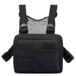 Tactics Vest Bag Streetwear Chest Bag Fashion Portable Oxford Outdoor Multi-pockets Bags Waterproof for Running Travel sling bag