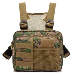 Tactics Vest Bag Streetwear Chest Bag Fashion Portable Oxford Outdoor Multi-pockets Bags Waterproof for Running Travel sling bag