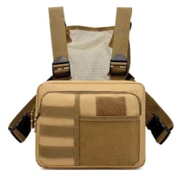 Tactics Vest Bag Streetwear Chest Bag Fashion Portable Oxford Outdoor Multi-pockets Bags Waterproof for Running Travel sling bag