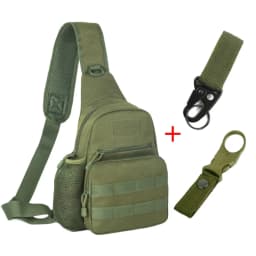 Water bottle chest bag outdoor sports cycling hiking chest bag multi-function outdoor leisure bag messenger bag