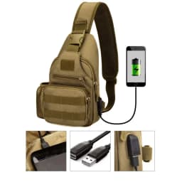 Water bottle chest bag outdoor sports cycling hiking chest bag multi-function outdoor leisure bag messenger bag