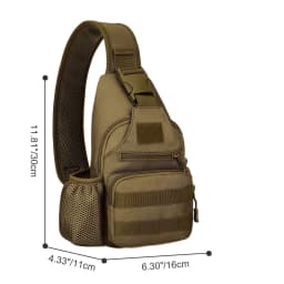 Water bottle chest bag outdoor sports cycling hiking chest bag multi-function outdoor leisure bag messenger bag