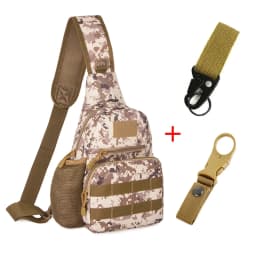 Water bottle chest bag outdoor sports cycling hiking chest bag multi-function outdoor leisure bag messenger bag