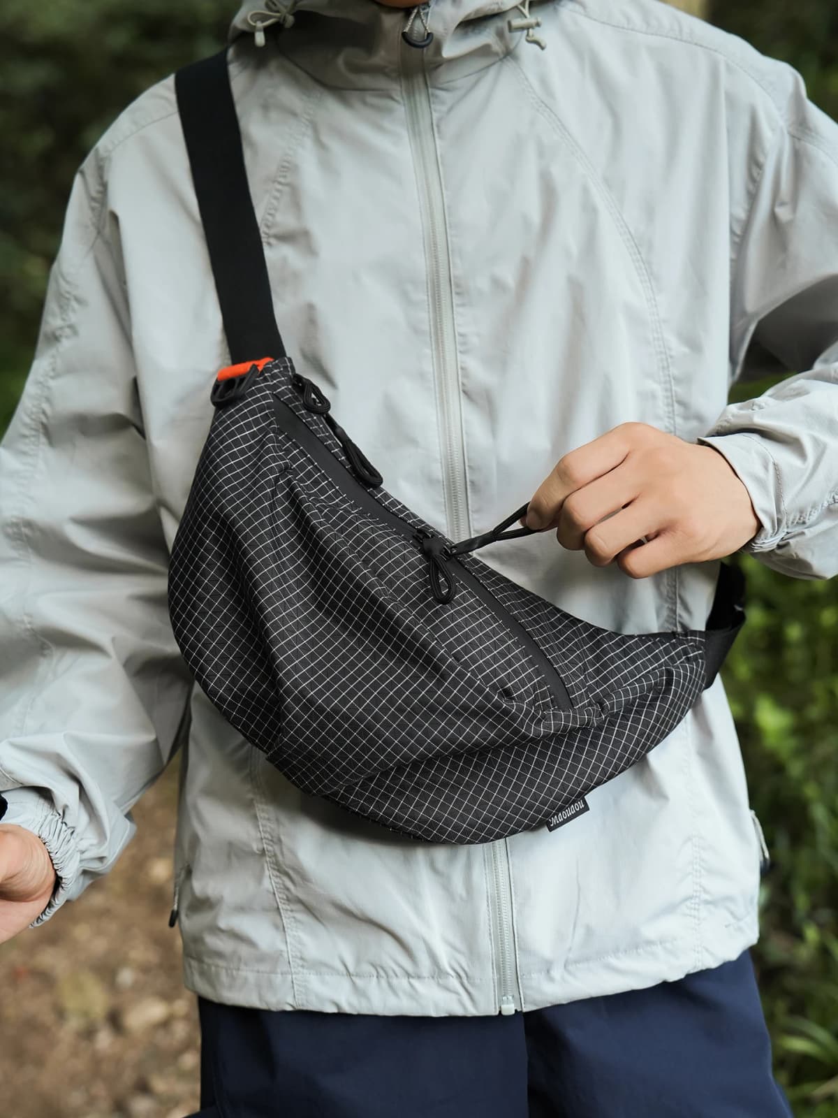 Casual Style Waterproof Large Capacity Crossbody Bag Cycling Dumpling Shape Women's Fashion Single Shoulder Bag Workwear Style