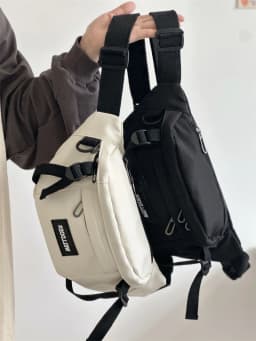 Casual Unisex Large Capacity Crossbody Chest Bag Student Leisure Korean Style Versatile Day System Men's Fashion Bag