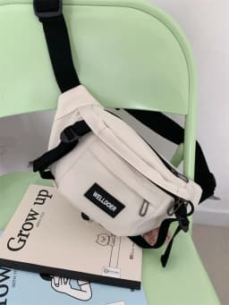Casual Unisex Large Capacity Crossbody Chest Bag Student Leisure Korean Style Versatile Day System Men's Fashion Bag