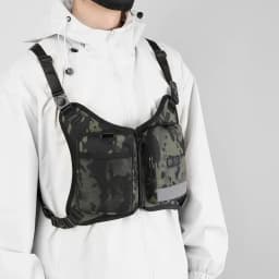New Outdoor Sports Cycling Backpack Oxford Cloth Camouflage Night Running Bag Street Trend Chest Bag for Men And Women