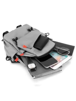 Casual Men's Crossbody Bag 2025 New Style Nylon Material Sport Riding Bag Multifunctional Trendy Backpack Yeelar Pure Color