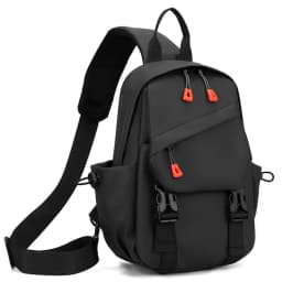 Casual Men's Crossbody Bag 2025 New Style Nylon Material Sport Riding Bag Multifunctional Trendy Backpack Yeelar Pure Color