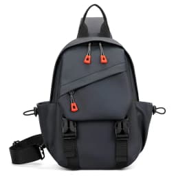 Casual Men's Crossbody Bag 2025 New Style Nylon Material Sport Riding Bag Multifunctional Trendy Backpack Yeelar Pure Color