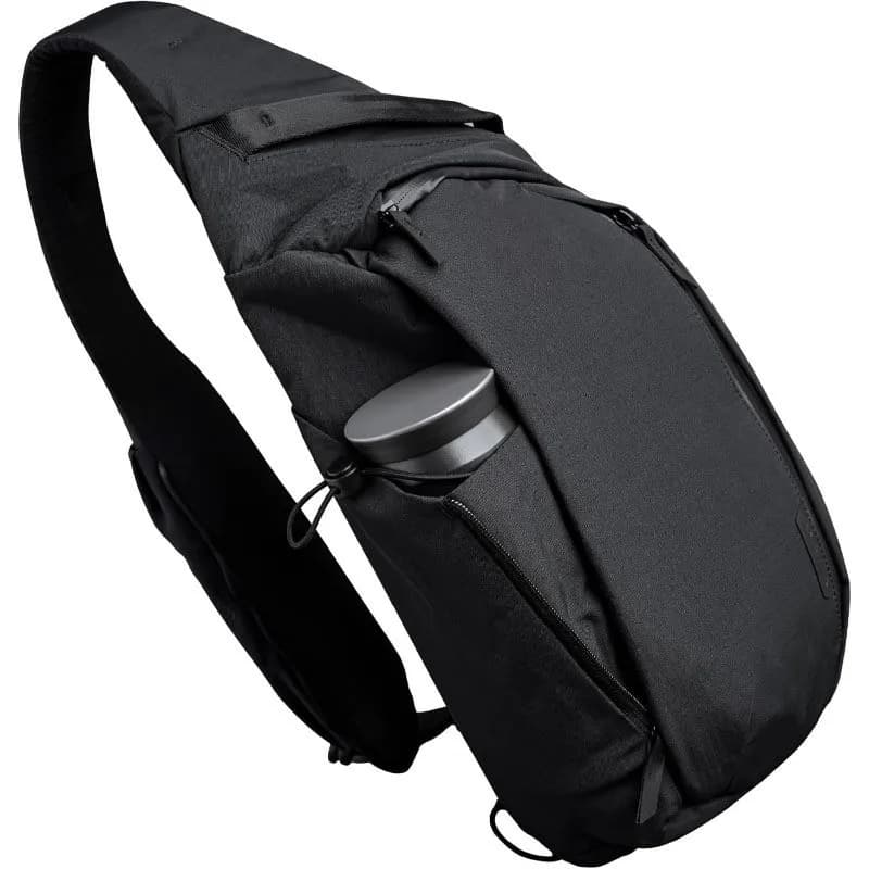 7.5L Single Shoulder Sling Chest Bag Crossbody Backpack Water Bottle Holder Fits 11 Inch Tablet For Daily Travel Running Workout