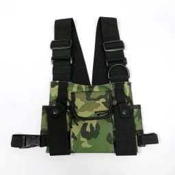 Walkie Talkie Chest Harness Shoulder Radio Holster Pack Adjustable Pouch Holster For Baofeng UV-5R UV-21 PRO Quansheng UV-K5 K6