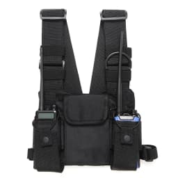 Walkie Talkie Chest Harness Shoulder Radio Holster Pack Adjustable Pouch Holster For Baofeng UV-5R UV-21 PRO Quansheng UV-K5 K6