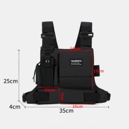 Lightweight Running Vest Backpacks Outdoor Cycling Bag Men Hiking Marathon Chest Rig Bag Storage Pocket Unisex Sports Chest Bags