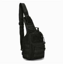 HOMEFISH Tactical Chest Bag for Men and Women, Outdoor Crossbody Shoulder Bag for Hiking, Camping, Travel and Sports