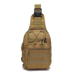 HOMEFISH Tactical Chest Bag for Men and Women, Outdoor Crossbody Shoulder Bag for Hiking, Camping, Travel and Sports