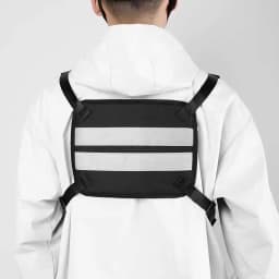 Tactical Camouflage Backpack Men's Personality Vest Bag Casual Nylon Fabric Unisex Crossbody Bag for Leisure Scenarios