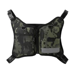 Tactical Camouflage Backpack Men's Personality Vest Bag Casual Nylon Fabric Unisex Crossbody Bag for Leisure Scenarios