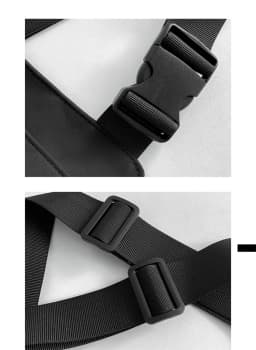Homefish Hip-hop Streetwear Unisex Chest Rig Bag High Quality Nylon Chest Bags Multi-function Tactical Vest Backpack