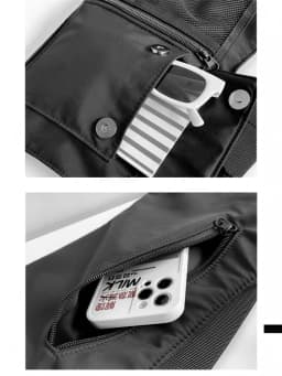 Homefish Hip-hop Streetwear Unisex Chest Rig Bag High Quality Nylon Chest Bags Multi-function Tactical Vest Backpack
