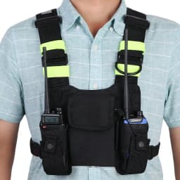 Ham Radio Hip Hop Front Pack West Wist Pouch Holster Vest unisex Tactical Chest Rig Bag for Wouxun Baofeng UV-5R UV-82 bf-888S