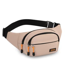 Waterproof Crossbody Bag for Mobile Phone Money Collection Outdoor Work Leisure Nylon Fabric Soft Bag Zipper Closure Unisex