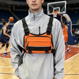 Sports Chest Bag Hip-hop Streetwear Cycling Vest Pack Multi-functional Chest Rig Bag unisex Hiking Fitness Camping Vest Backpack