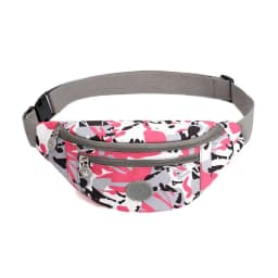 Lightweight Outdoor Unisex Waist Bag Classic Versatile Chest Bag Two-In-One Casual Style Zip Closure Color Fashion
