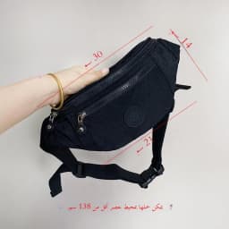 Lightweight Outdoor Unisex Waist Bag Classic Versatile Chest Bag Two-In-One Casual Style Zip Closure Color Fashion