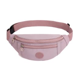 Lightweight Outdoor Unisex Waist Bag Classic Versatile Chest Bag Two-In-One Casual Style Zip Closure Color Fashion