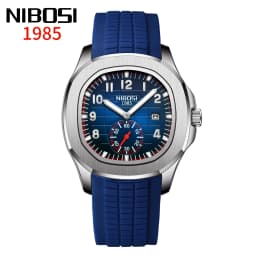 NIBOSI New Mens Watches Top Brand Luxury AQUANAUT Quartz Watches for Men Waterproof Luminous Auto Date Male Watch Reloj Hombre